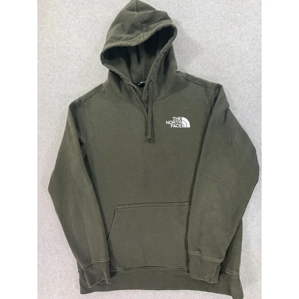 The North Face Cotton Blend Explorer Hoodie Sweatshirt (Men's Medium)‎ Green